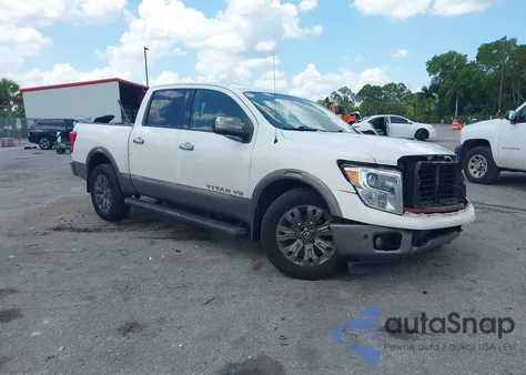2018 Nissan Titan Platinum Reserve из США, поврежденный, VIN 1N6AA1E69JN549461